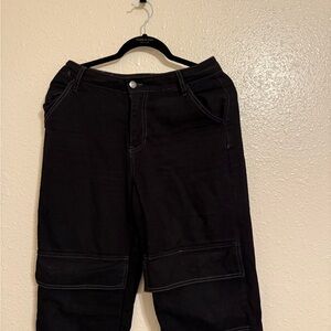 Black Cargo Pants